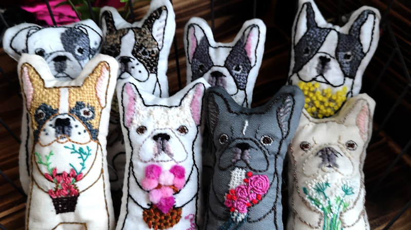 フレンチブルドッグクッションマスコット