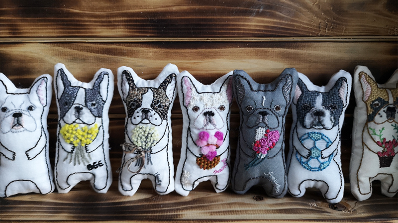 フレンチブルドッグクッションマスコット